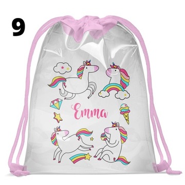 Сумка-рюкзак для бассейна с прозрачным названием