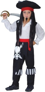 Strój Pirata Pirat Kostium Piracki 110-122cm