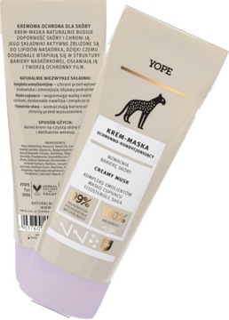 YOPE KREM-MASKA DO RĄK CREAMY MUSK 50ml