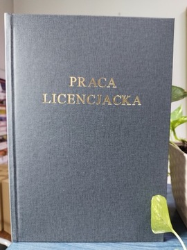 Wydruk i Oprawa Praca Licencjacka Grafit