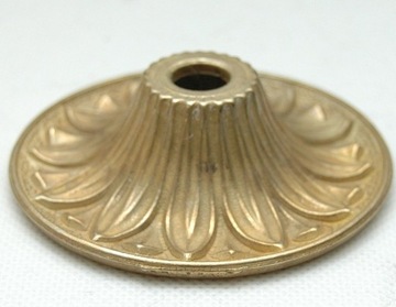 Podkloszówka mosiężna, części mosiężne do lamp