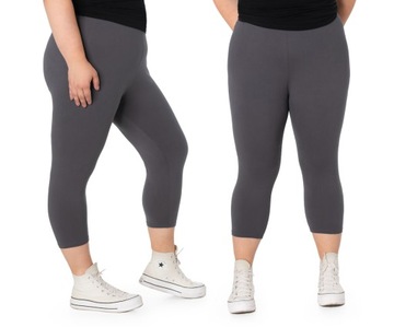 Duże Legginsy Getry Damskie Bambusowe 716-3 r 8XL