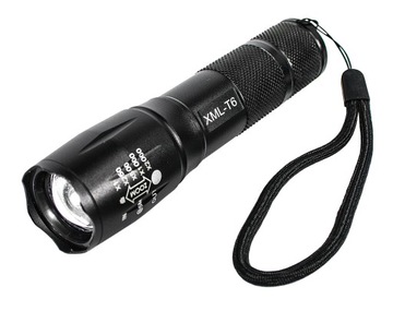 Тактический полицейский военный светодиодный фонарик CREE ZOOM