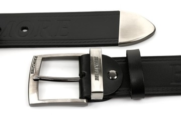 РЕМЕНЬ МУЖСКОЙ КОЖАНЫЙ ЧЕРНЫЙ БРЮЧНЫЙ r120