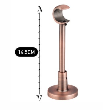 Карниз одинарный металлический Медный Антик 300 см 19мм Luna различные узоры