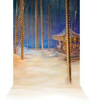 Grube tło ŚWIĄTECZNE, święta ZIMA 160x300 sw193