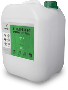Lignum Protector TYP A 20kg 1:19 Niewymywalny ZIELONY Impregnat do drewna