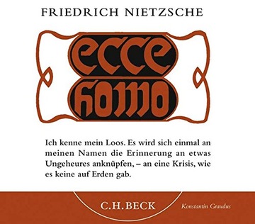 ECCE HOMO FRIEDRICH NIETZSCHEV 2CD