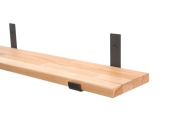 Полка подвесная настенная Лофт Дуб натуральный 60см Дерево