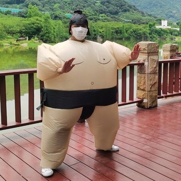 Kostium Halloween Energicznie Sumo Fighter nadmu