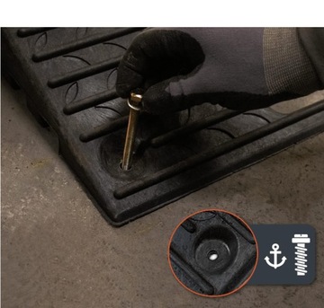 RAMPA NAJAZDOWA NA KRAWĘŻNIK NAJAZD DLA SAMOCHODÓW 10CM SOLIDNE DWIE SZTUKI