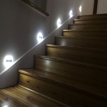 Лестничный светильник с датчиком движения Q30 BRASS