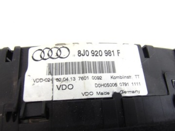 СЧЕТЧИК ЧАСОВ AUDI TTRS TT RS 2.5 TFSI 8J0920981F