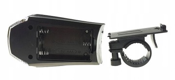 ZESTAW OŚWIETLENIE ROWEROWE PRZÓD TYŁ 5 LED+GRATIS