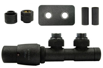 Zawory termo TWINS antracyt lewy All in One