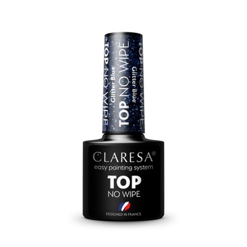 CLARESA TOP NO WIPE GLITTER BLUE ЧАСТИ СИНЕГО