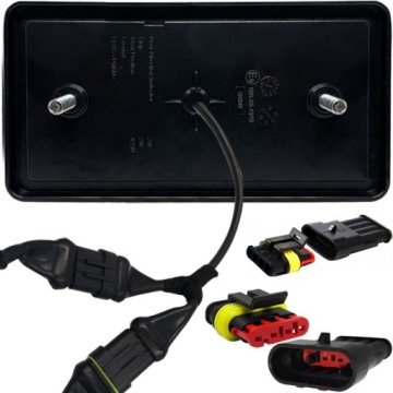 КОМПЛЕКТ СВЕТОДИОДНЫХ ЛАМП ДЛЯ ПРИЦЕПА 7PIN СВЕТОДИОДНАЯ ЛАМПА + КАБЕЛЬ 7,5М