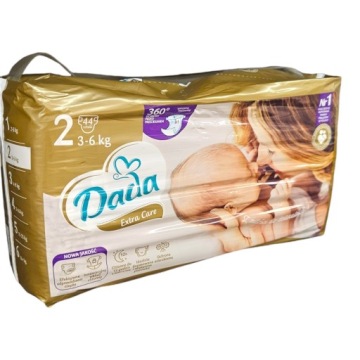 Dada Підгузки одноразові Extra Care 2 Міні 3-6 кг 44 шт.