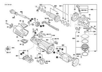 РЕГУЛЯТОР СКОРОСТИ BOSCH ДЛЯ ШЛИФОВАЛЬНОЙ МАШИНЫ GWS 12-125 CIE 13-125 CIE