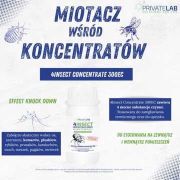 Koncentrat skuteczny oprysk na pluskwy owady 250ml