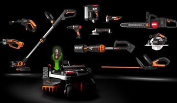 Bezprzewodowy robot koszący WORX Vision 600m2 WR206E cięcie przy krawędzi