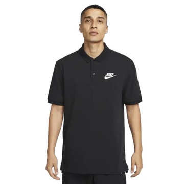 Koszulka polo Nike Sportswear L czarna bawełna męska polo