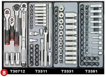 Тележка с инструментами FORCE 562 1013-562