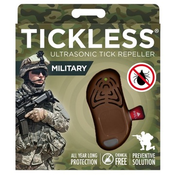 OCHRONA PRZED KLESZCZAMI DLA WOJSKOWYCH TICKLESS MILITARY BRĄZOWY