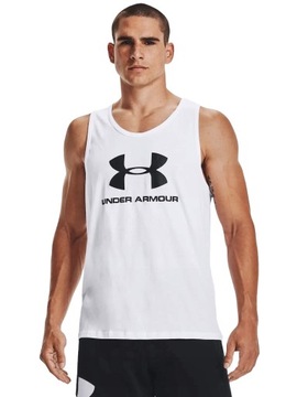 Koszulka tanktop UNDER ARMOUR (1329589-101) SPORTOWA NA CO DZIEŃ PRZEWIEWNA