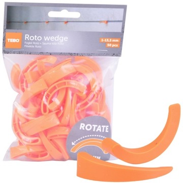 TEBO SYSTEM POZIOMOWANIA KLINY ROTACYJNE 50SZT