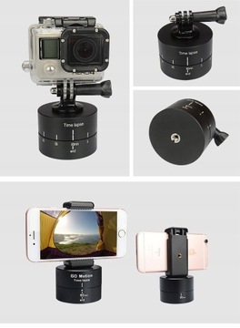 Głowica 120 Statyw obrotowy Minutnik TimeLapse GOPRO 12 DJI ACTION (GP.30)