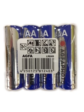 4x Bateria Alkaliczna AA LR6 R6 Agfa Photo Alkaline
