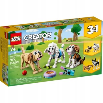 LEGO CREATORS МИЛЫЕ СОБАКИ С ИГРУШКАМИ ХИТ 7в1