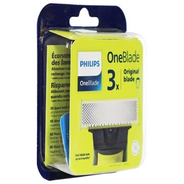 3 лезвия для Philips Oneblade QP230 ORIGINAL