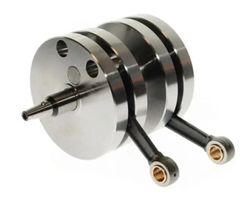 Wał korbowy Jawa 634 CZ 350 472 6V na tulejki z brązu sworznia tłoka 16 mm