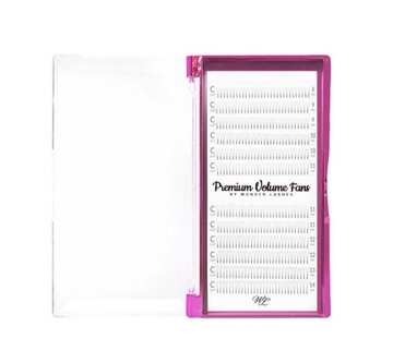 RZĘSY KĘPKI PREMIUM VOLUME FANS 2D C 0,07 8 MM WONDER LASHES 360SZT