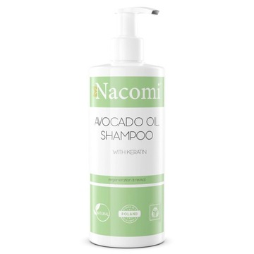 Szampon do włosów z olejem Avocado 250ml Nacomi