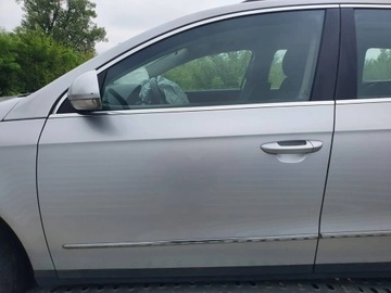 VW PASSAT B6 2006 DRZWI W KOLOR LEWY PRZÓD PRZEDNIE LA7W BEZ RDZY