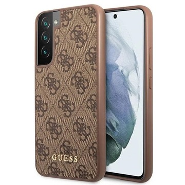 Oryginalne Etui GUESS Hardcase GUHCS22SG4GFBR do Samsung S22 (4G Metal Gold