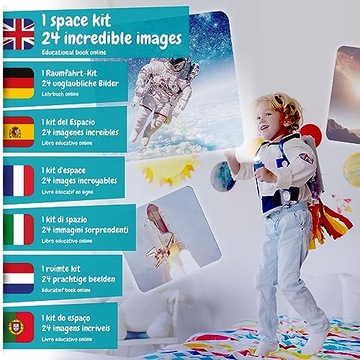 Science4you Space Torch and Projector - Solar System Projector Torch, Explo