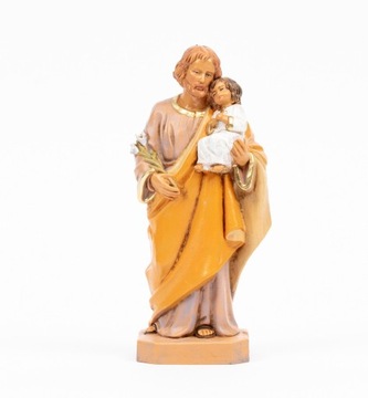 Figurka Św. Józef z dzieciątkiem i lilią - 18cm wysoki z firmy FONTANINI