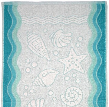 Полотенце Flora Ocean Greno, бирюзовый, 40 х 60