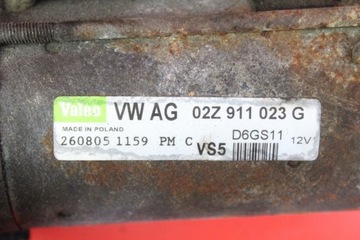 СТАРТЕР 02Z911023G VW PASSAT B6 2.0 FSI 05R