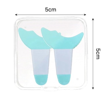 Аппликатор для туши, силиконовая щеточка.