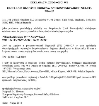 МАСКА 3M FFP2 9322+ АНТИВИРУСНАЯ ЗАЩИТНАЯ МАСКА