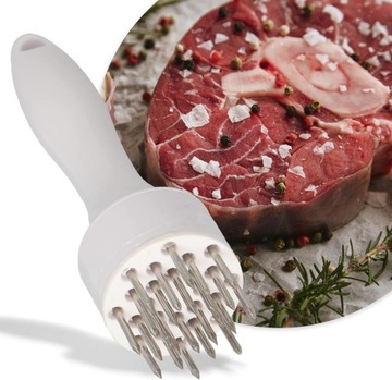 ПЕРФОРАТОР ДЛЯ МЯСА С ИГЛАМИ ПЕСТЛЕР ОСТРАЯ НЕРЖАВЕЮЩАЯ СТАЛЬ