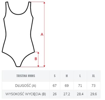 DAMSKI STRÓJ KĄPIELOWY TRISTINA AQUAWAVE XL