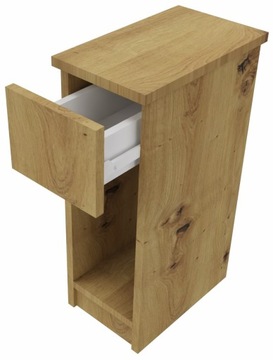 Stolik szafka nocna do kanapy kawowy dąb artisan