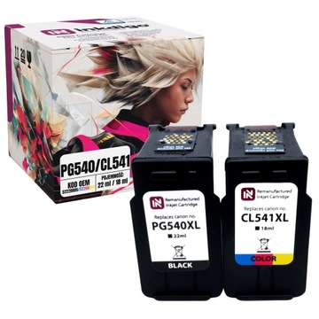 Komplet Tusze do Canon PG540 CL541 XL PIXMA Zestaw