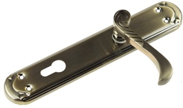 ДВЕРНАЯ РУЧКА 90 мм CASABLANCA ВСТАВКА ПАТИНА